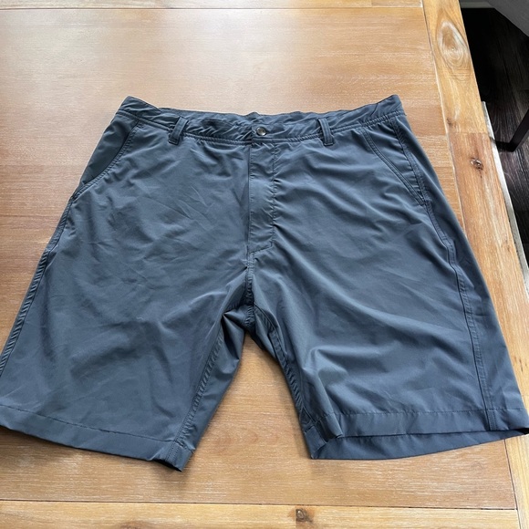 FootJoy FJ Golf Shorts Mens 38 Gray Performance Stretch Grey Chino 9” Inseam - Picture 1 of 9